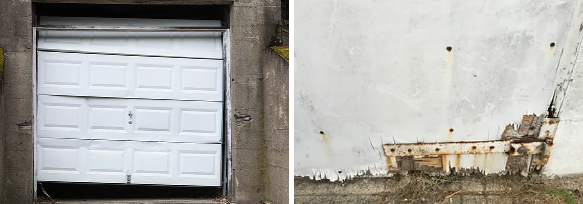 Rotten Commercial Garage Door Repair in North Chicago, IL