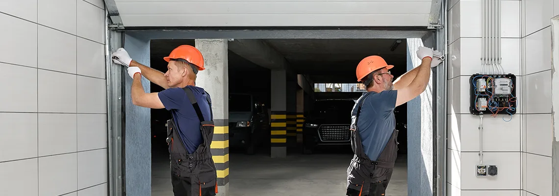 Wooden Garage Door Frame Repair in North Chicago, Illinois